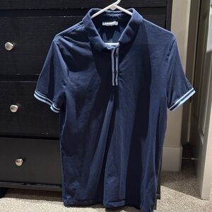 Express Navy Blue Polo Shirt